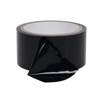 OUCH! PVC Non-Stick Black Bondage Tape - 20 meter length