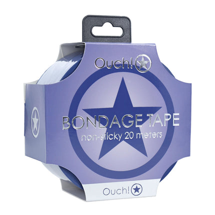 OUCH! PVC Non-Stick Navy Blue Bondage Tape - 20 meter length