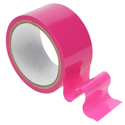 OUCH! PVC Non-Stick Pink Bondage Tape - 20 meter length