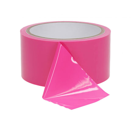 OUCH! PVC Non-Stick Pink Bondage Tape - 20 meter length