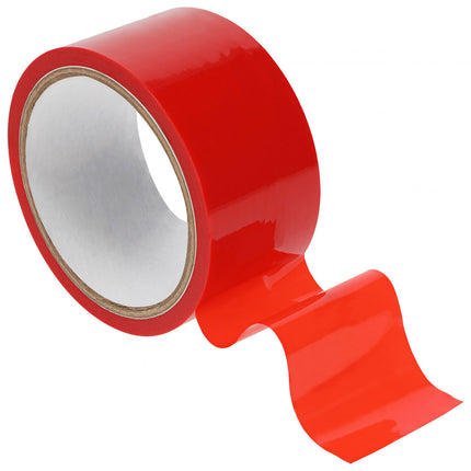 OUCH! PVC Non-Stick Red Bondage Tape - 20 meter length