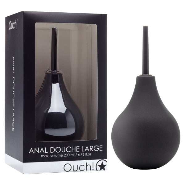 Ouch Anal Douche Large Black - 200 ml