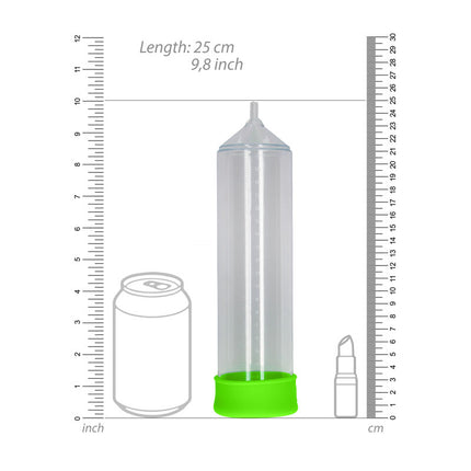 OUCH! Glow In The Dark Comfort Beginner Clear/Glow Penis Pump