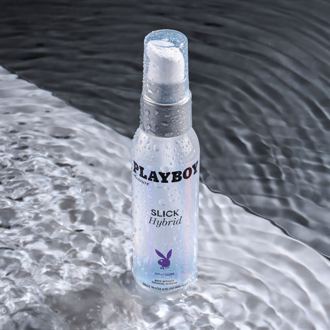 Playboy Pleasure SLICK HYBRID Lubricant - 60 ml Front View