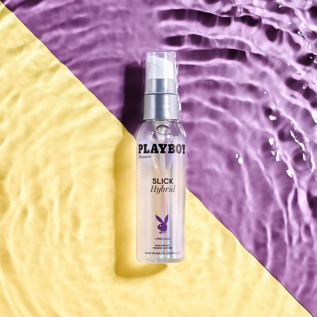 Playboy Pleasure SLICK HYBRID Lubricant - 60 ml Front Top View