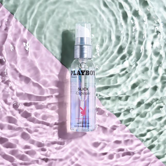 Playboy Pleasure SLICK CUPCAKE Flavoured Water Based Lubricant - 60 ml Top View