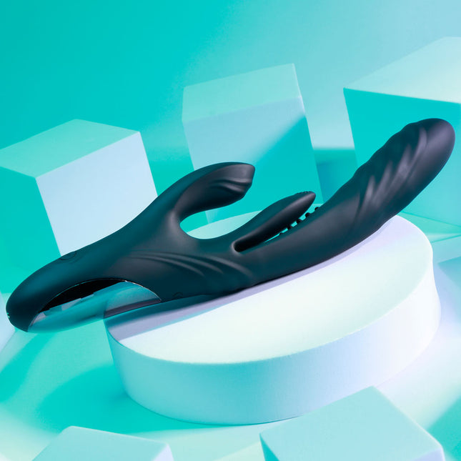 Playboy Pleasure RAPID RABBIT Rabbit Vibrator Side View