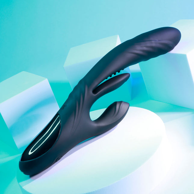 Playboy Pleasure RAPID RABBIT Rabbit Vibrator Rear Side View