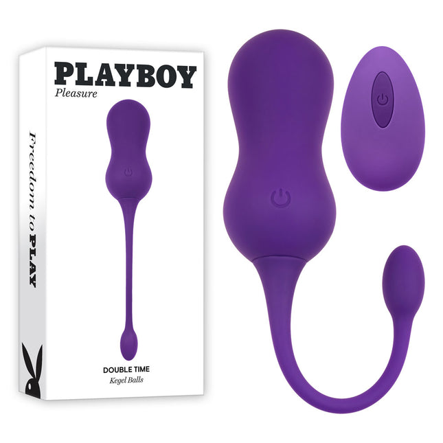 Playboy Pleasure DOUBLE TIME Vibrating Kegel Balls with Box 