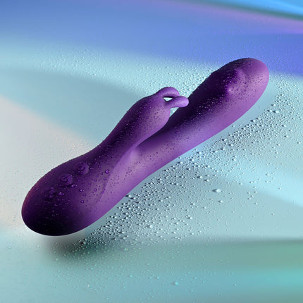 Playboy Pleasure On Repeat Purple Rabbit Vibrator Waterproof