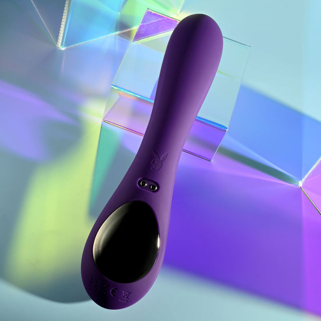 Playboy Pleasure On Repeat Purple Rabbit Vibrator Rear