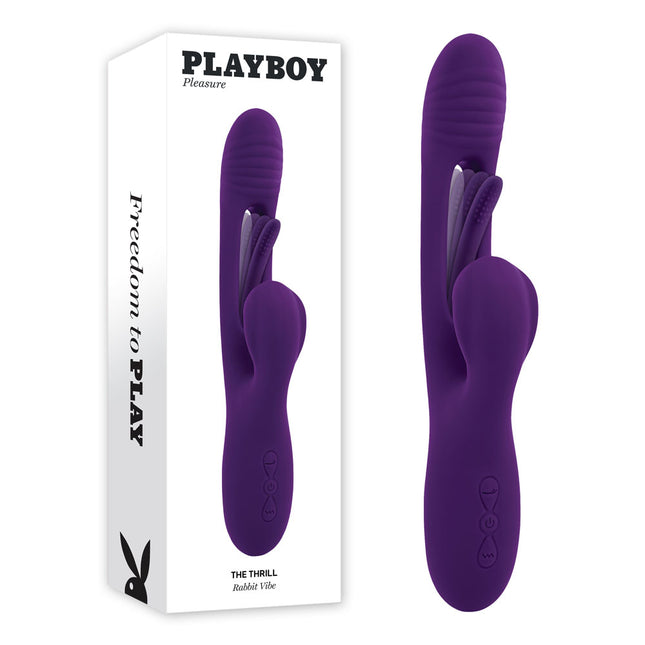 Playboy Pleasure THE THRILL Purple Rabbit Vibrator