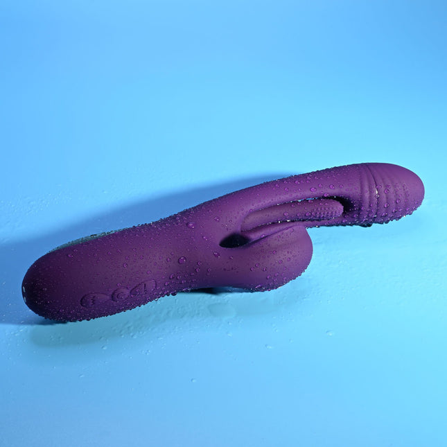Playboy Pleasure THE THRILL Purple Rabbit Vibrator Waterproof Sex Toy