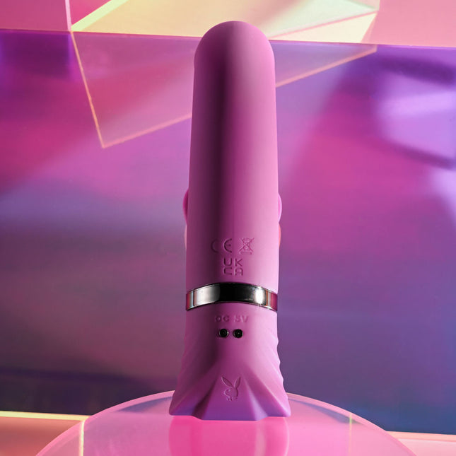 Playboy Pleasure TAP THAT Purple Rabbit Vibrator