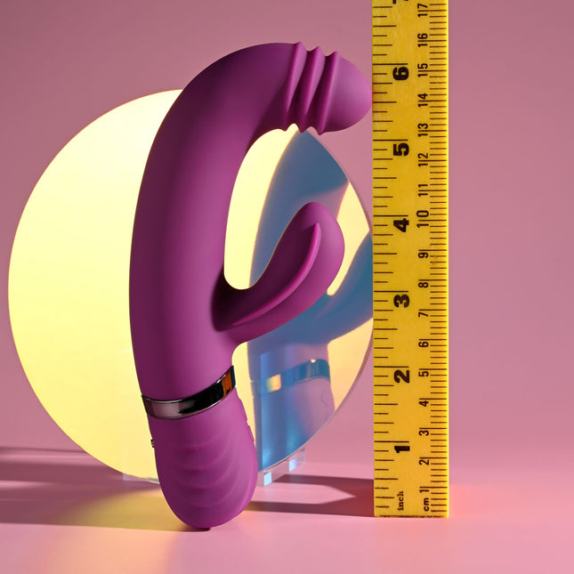 Playboy Pleasure TAP THAT Purple Rabbit Vibrator