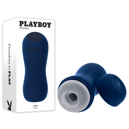 Playboy Pleasure GUSTO Vibrating & Sucking Masturbator with Box