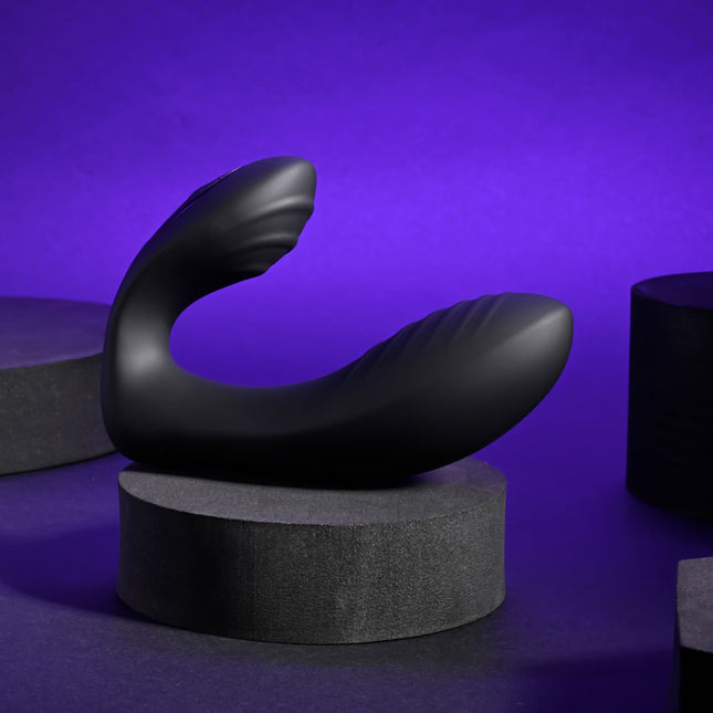 Playboy Pleasure PLAY TIME Black G Spot Vibrator Side View