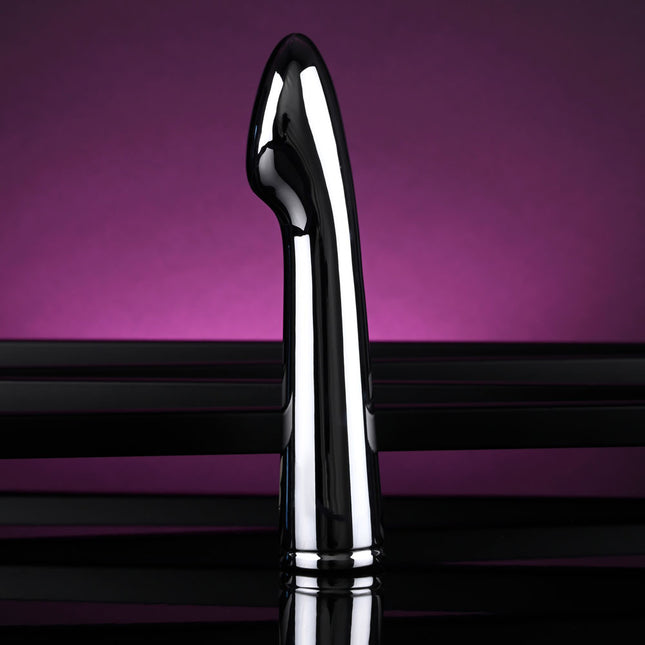 Playboy Pleasure Swoon Chrome Vibrator Right Side