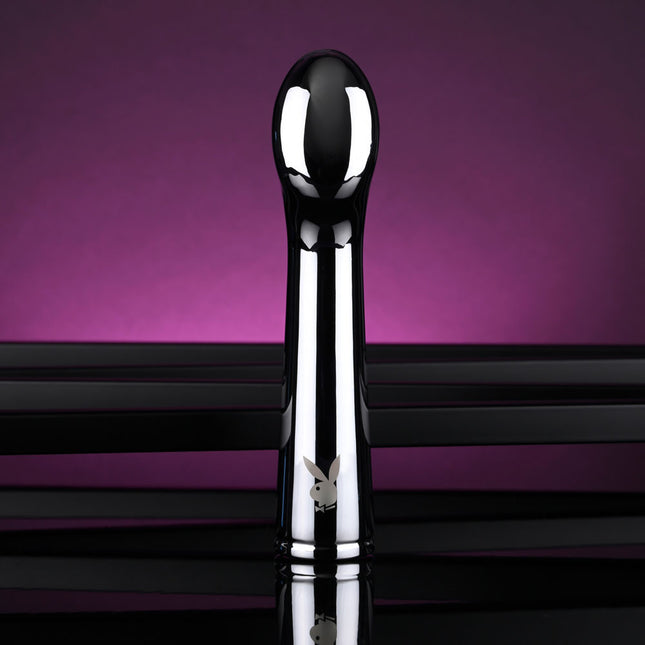 Playboy Pleasure Swoon Chrome Vibrator Bunny