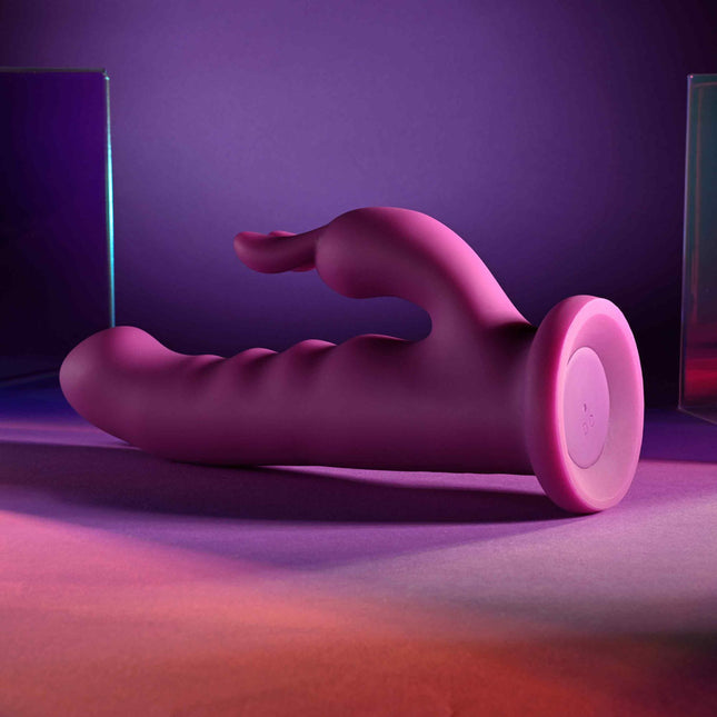 Playboy Pleasure FLUFFLE Purple Rabbit Vibrator