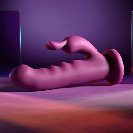 Playboy Pleasure FLUFFLE Purple Rabbit Vibrator