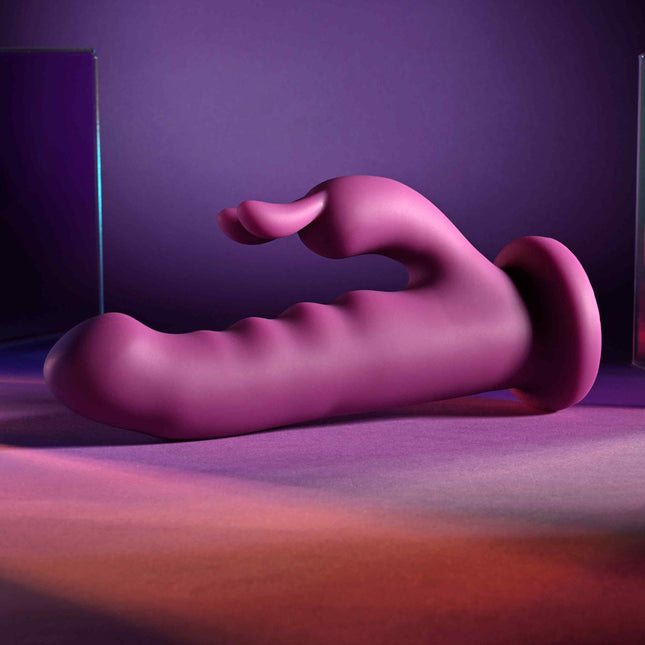 Playboy Pleasure FLUFFLE Purple Rabbit Vibrator