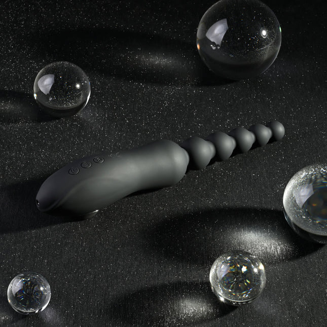 Playboy Pleasure Let It Bead Vibrating Anal Beads & Clitoral Suction
