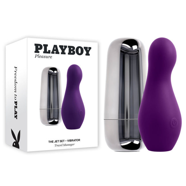 Playboy Pleasure THE JET SET - Vibrator Travel Massager with Case