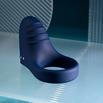 Playboy Pleasure PLEASURE POINT Blue Vibrating Cock Ring
