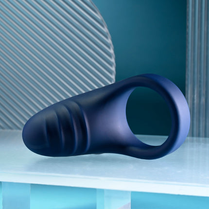 Playboy Pleasure PLEASURE POINT Blue Vibrating Cock Ring
