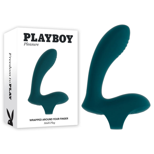Playboy Pleasure Wrapped Around Your Finger Vibrator with Case