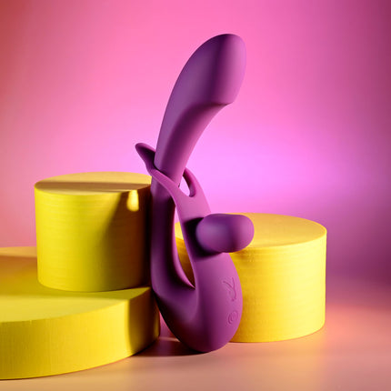 Playboy Pleasure CHA CHA SLIDE Purple Rabbit Vibrator