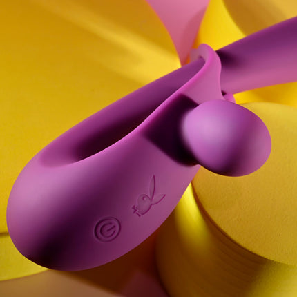 Playboy Pleasure CHA CHA SLIDE Purple Rabbit Vibrator