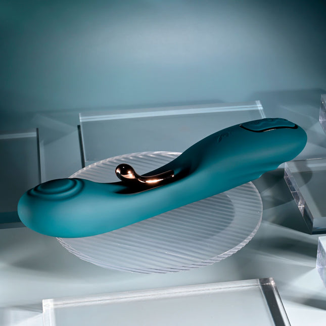 Playboy Pleasure AURELIE Green Vibrator with Internal Flicker