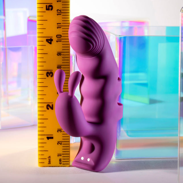Playboy Pleasure LEND A HAND Purple Finger Vibrator