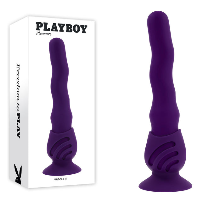 Playboy Pleasure WIGGLE IT - Purple Wiggling Vibrator