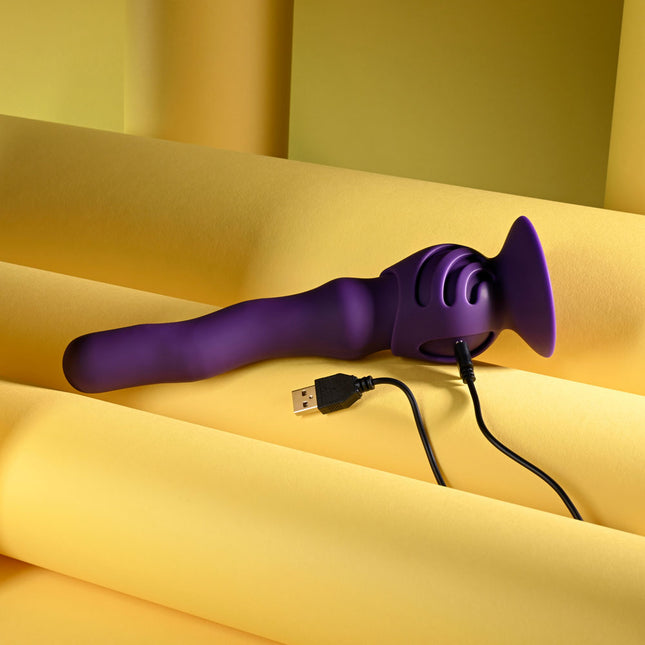 Playboy Pleasure WIGGLE IT - Purple Wiggling Vibrator