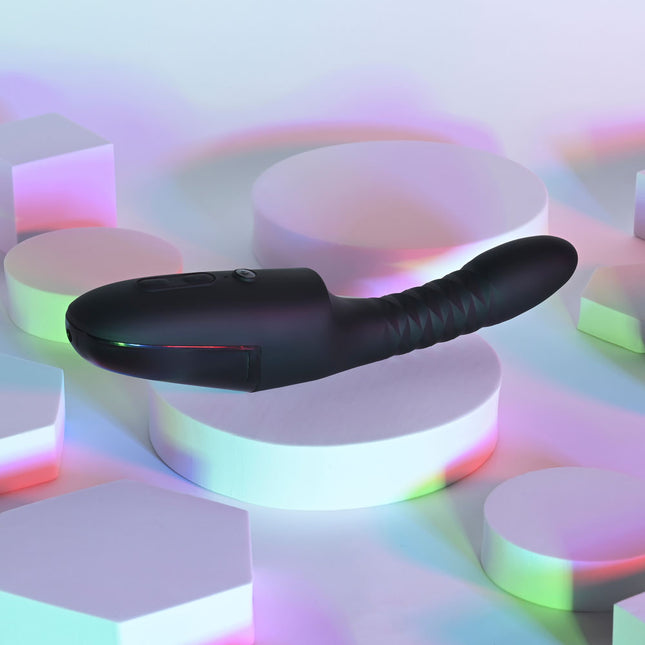 Playboy Pleasure OVERDRIVE Black Thrusting Vibrator