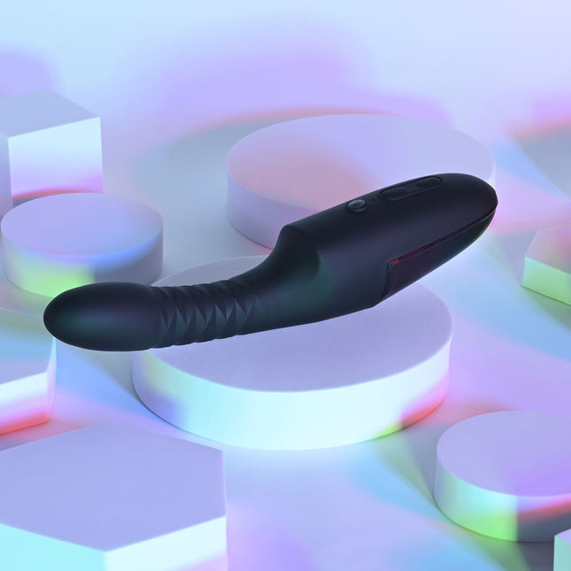 Playboy Pleasure OVERDRIVE Black Thrusting Vibrator