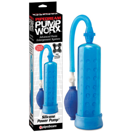 Pump Worx Silicone Power Pump - Blue