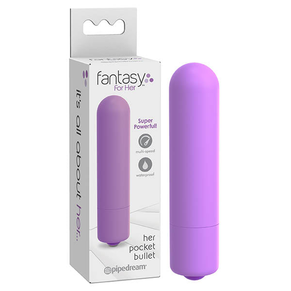 Fantasy For Her Pocket Purple 9.4cm Bullet Vibrator