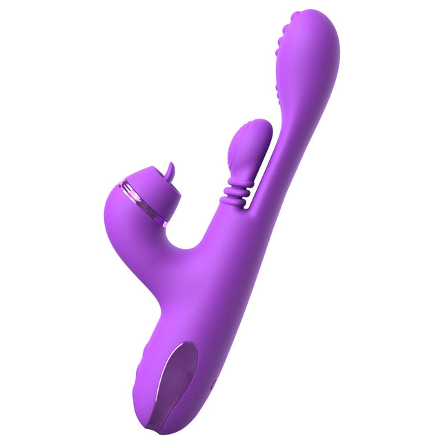 Fantasy For Her IntiMotion Pulse Pro - Purple 24cm Swirling & Flicking Rabbit Vibrator