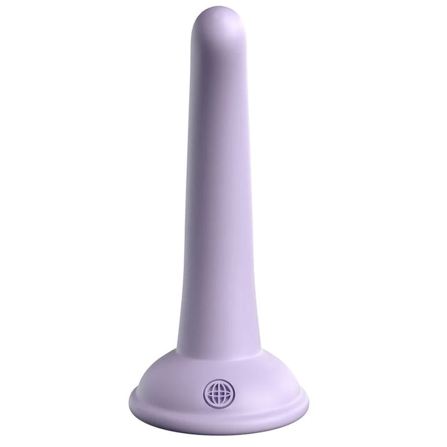 Dillio 5 Inch Platinum Curious Five Purple Dildo Rear View