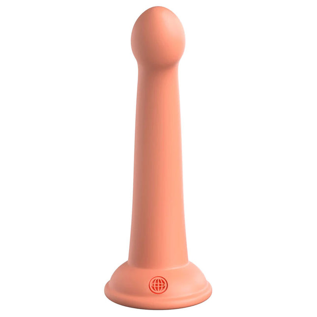 Dillio Platinum Secret Explorer 6 Inch Peach Dildo Rear View 