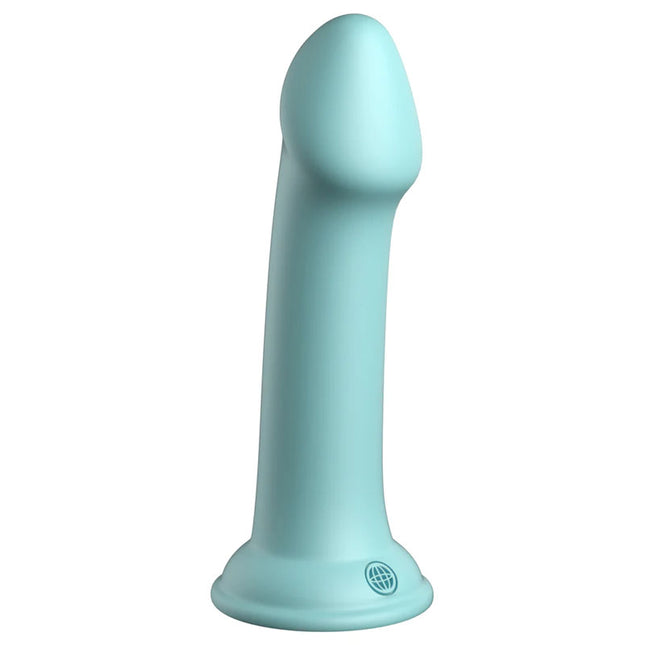 Dillio Platinum Big Hero 6 Inch Teal Dildo Front View