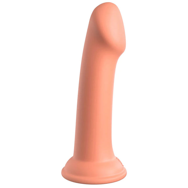 Dillio Platinum Big Hero 6 Inch Peach Dildo Side View