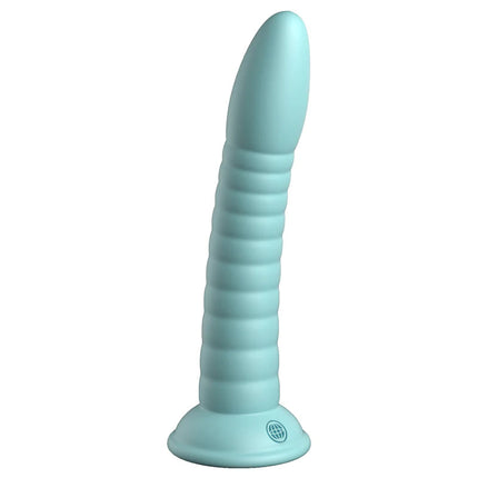 Dillio Platinum Wild Thing 7 Inch Teal Dildo Front View