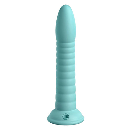 Dillio Platinum Wild Thing 7 Inch Teal Dildo Rear View