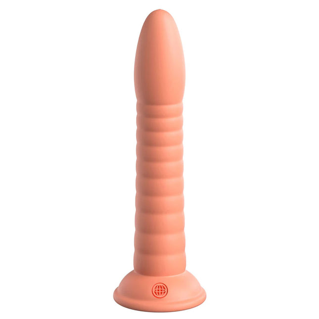 Dillio Platinum Wild Thing 7 Inch Peach Dildo Rear View