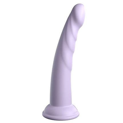 Dillio Platinum Slim Seven 7 Inch Purple Dildo Side View